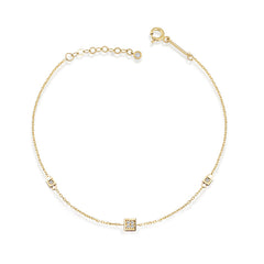 PFX0008-B - Dainty Cube Bracelet