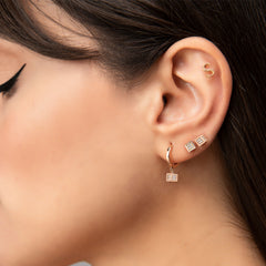 PFX0008-E - Dainty Cube Earring