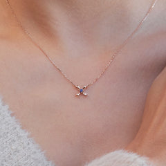 PHX0017-P - Bow Tie Necklace