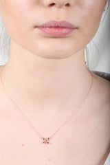 PHX0017-P - Bow Tie Necklace