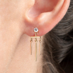 GVXE0027 - Triple Line Earring