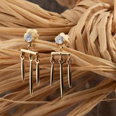 GVXE0027 - Triple Line Earring