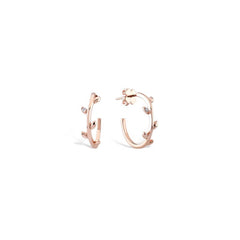 PFX0004-E - Branch Hoop Earring