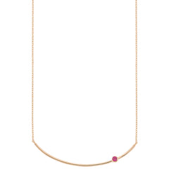 PHX0002-P - Curve Line Necklace