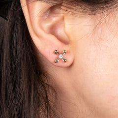 PHX0017-E - Bow Tie Earring