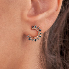 PHX0026-E - Crown Earring