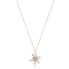 PXP0035 - Snowflake Necklace